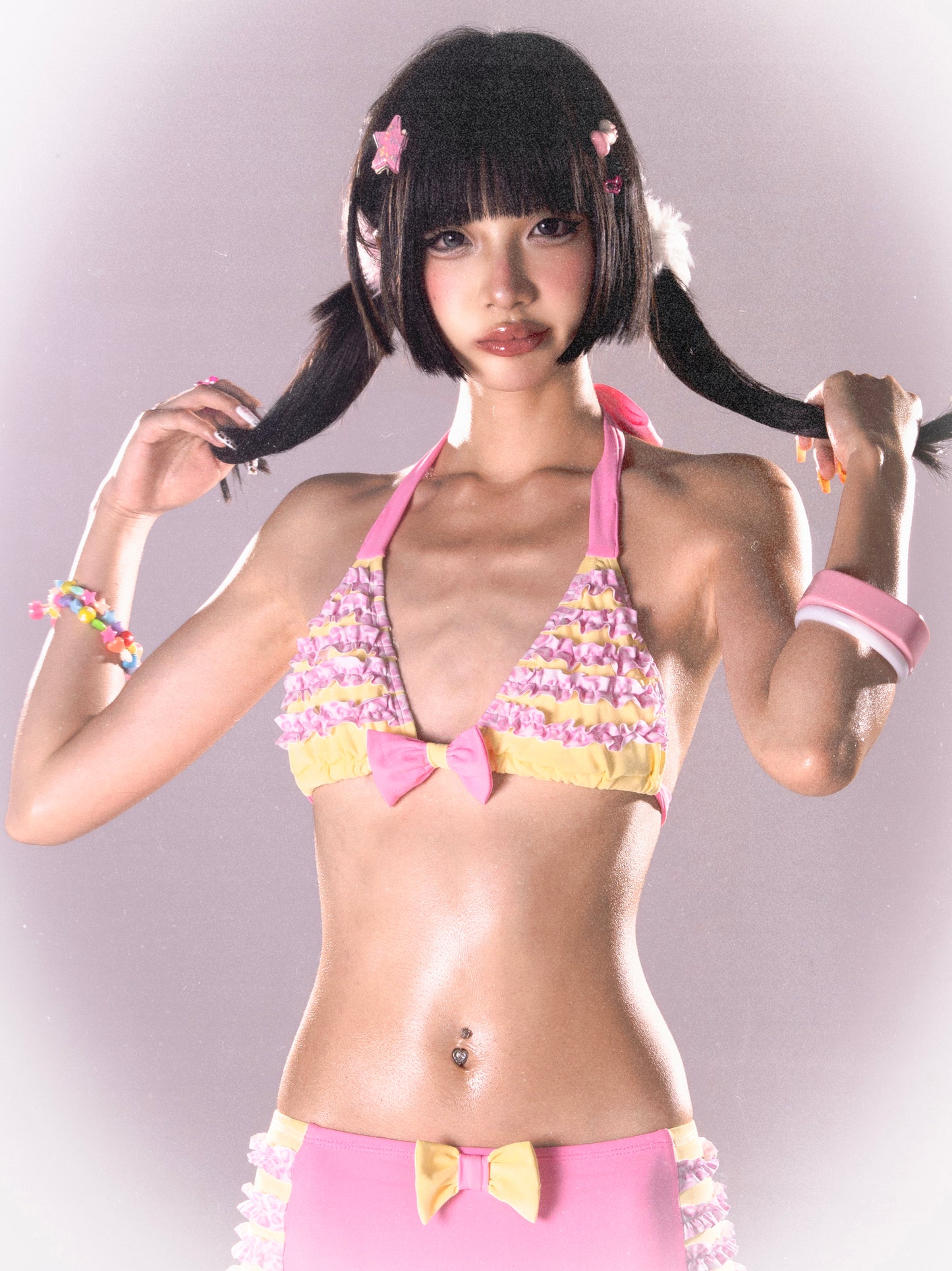 Bubblegum bow bikini