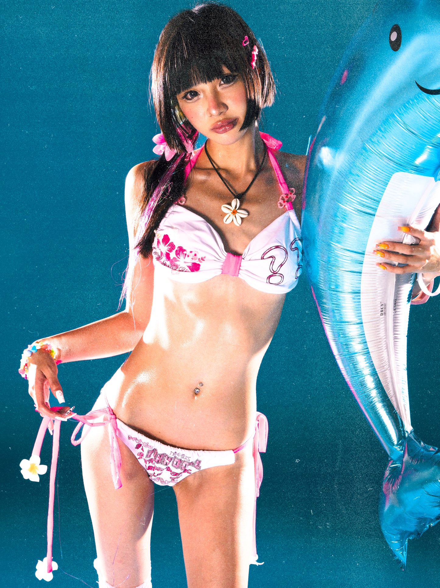 Pink angel bikini