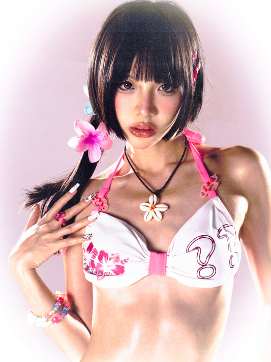 Pink angel bikini