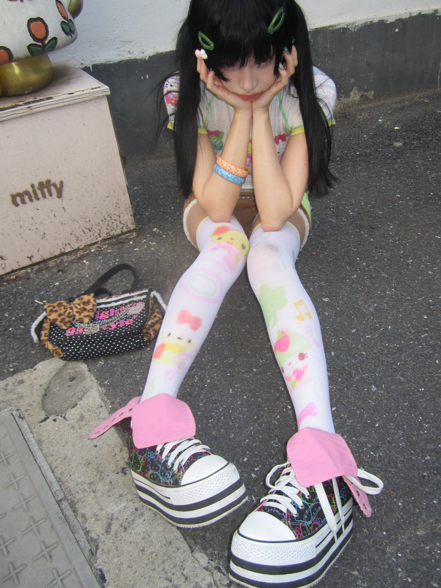 Hello!cake kitty socks